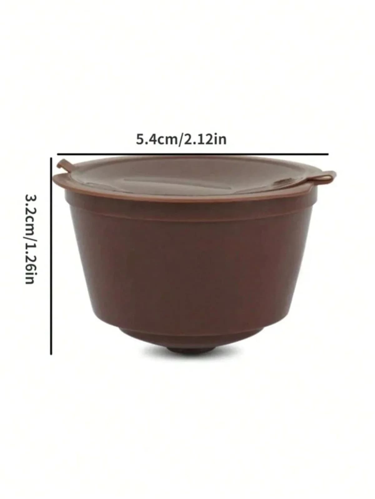 קפסולות קפה רב-פעמיות למכונות Nescafe Dolce Gusto – מארז 1/3/5/10 יחידות