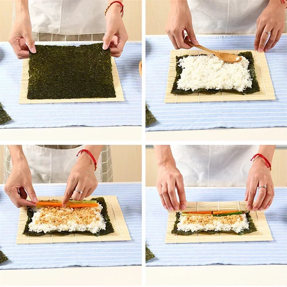 מחצלת במבוק איכותית לגלגול סושי בסגנון יפני